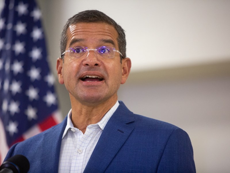 El gobernador Pedro Rafael Pierluisi Urrutia.
