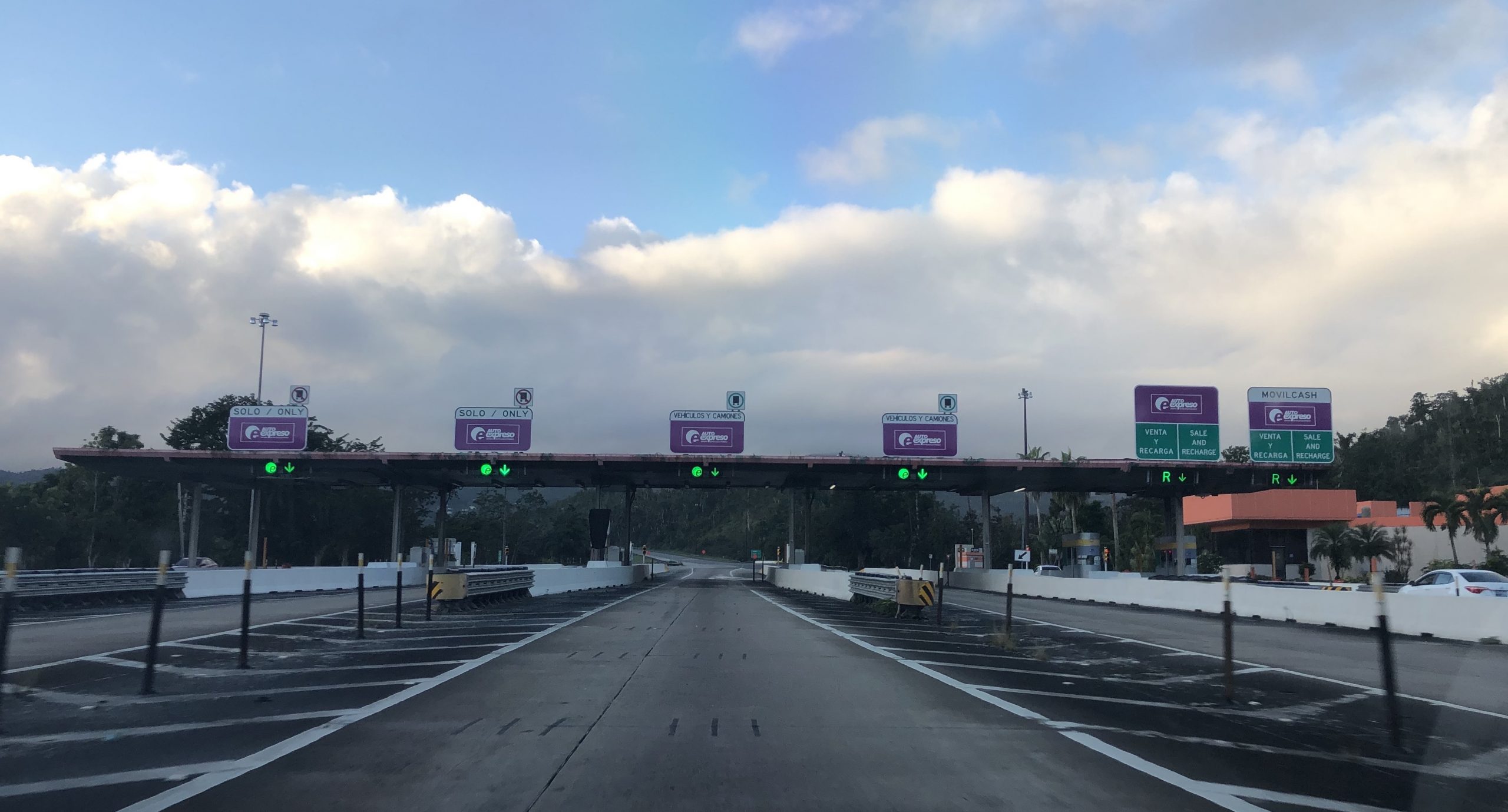 Estación de peaje.