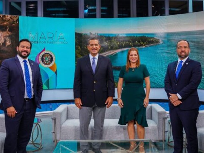 Gobierno presenta programa sobre reconstrucción tras huracán María